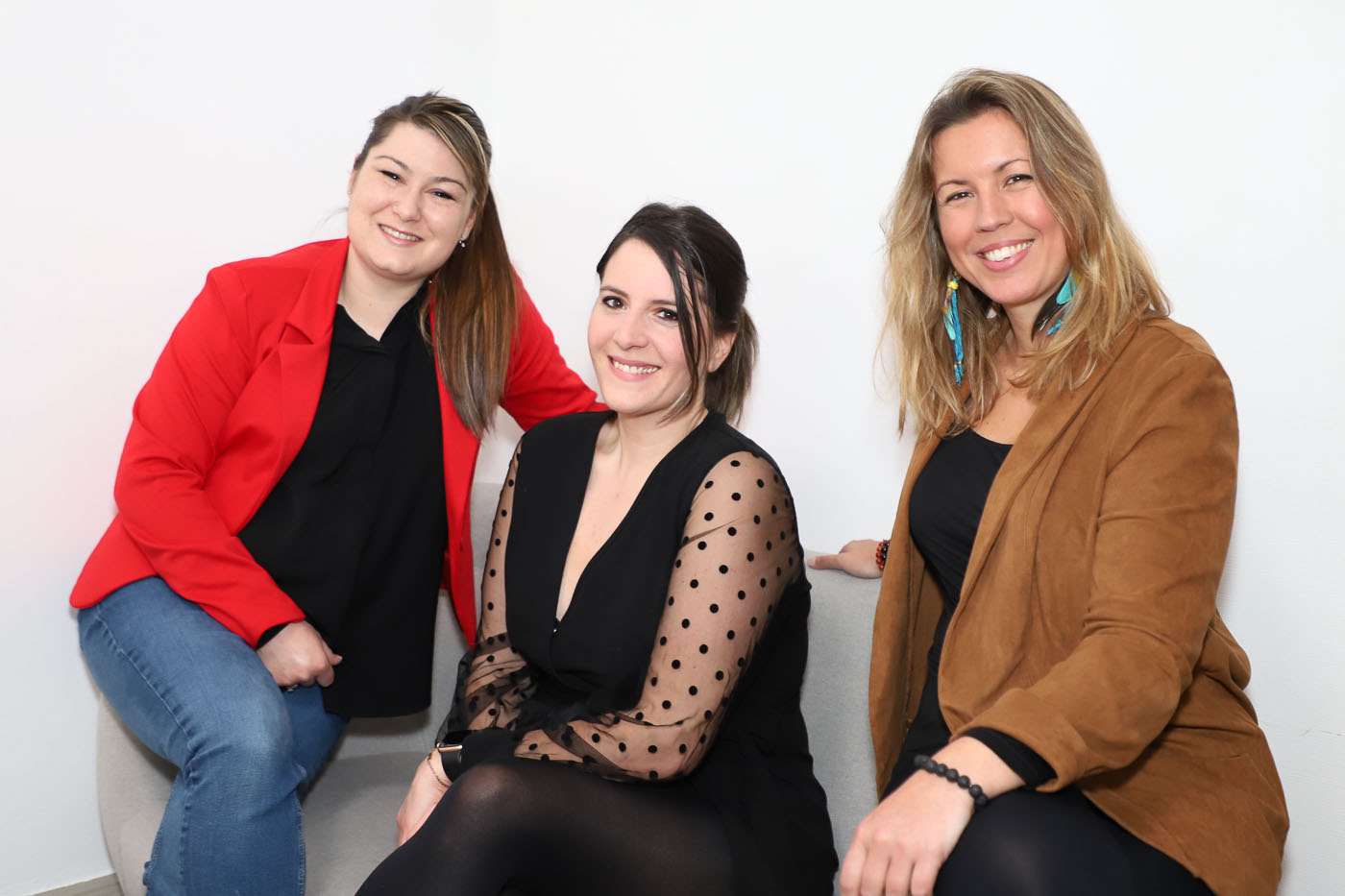 L'équipe Relyance : Caroline, Candice et Justine